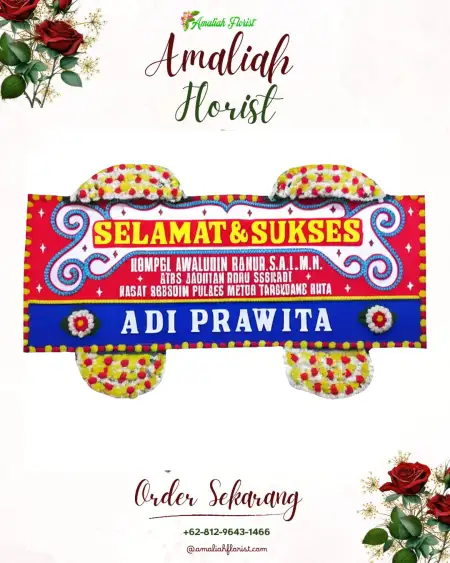 Papan Bunga Ucapan Selamat Mayong Kidul